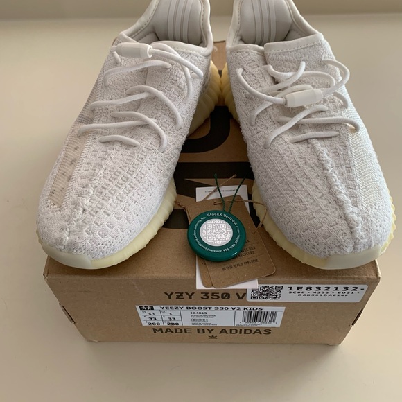 Adidas Yeezy Boost 350 V2 Kids - Cream and White